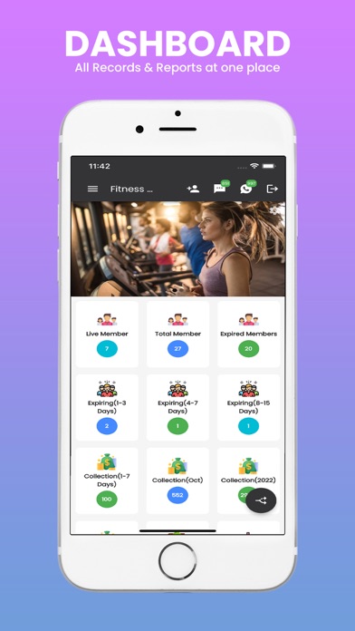Zrzuty ekranu GGMS - Gym Management App