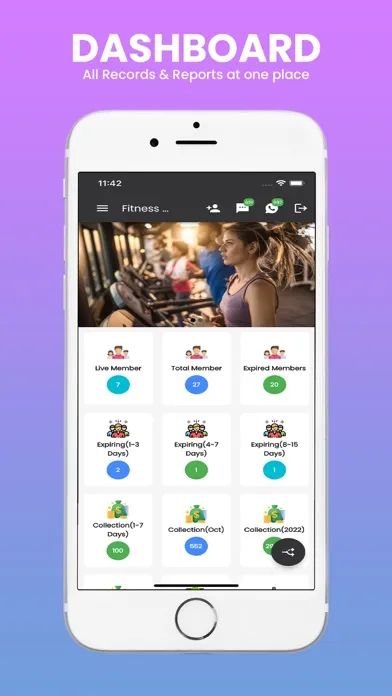 Ảnh chụp màn hình của GGMS - Gym Management App