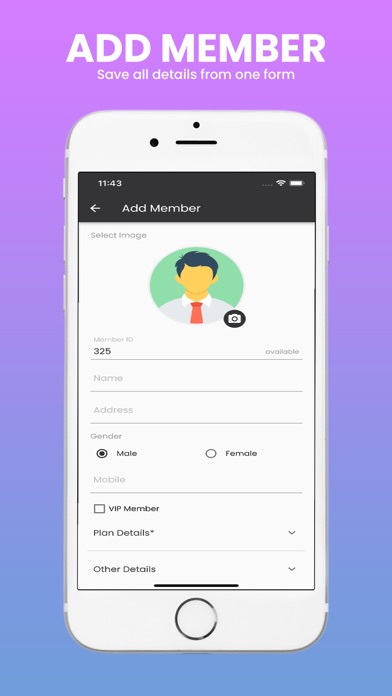 Zrzuty ekranu GGMS - Gym Management App