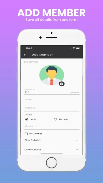 Ảnh chụp màn hình của GGMS - Gym Management App