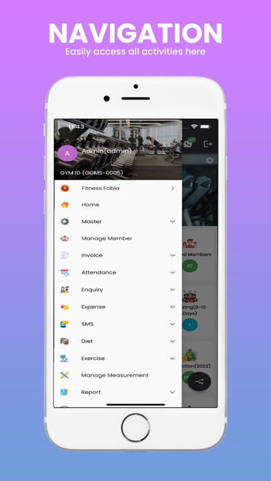 Zrzuty ekranu GGMS - Gym Management App