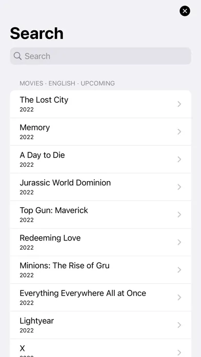 Shuffle Movies スクリーンショット