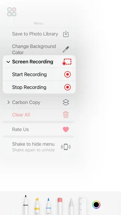 Tangkapan layar Sketch Recorder