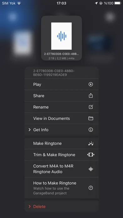 Capturas de pantalla de Video to .M4A & Ringtone Maker