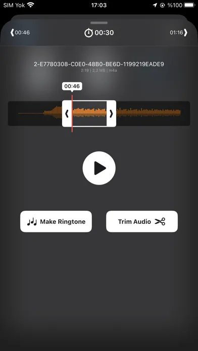 Capturas de pantalla de Video to .M4A & Ringtone Maker