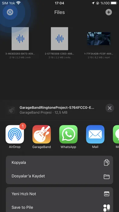 Capturas de pantalla de Video to .M4A & Ringtone Maker