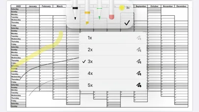 Tangkapan skrin Wall Planner