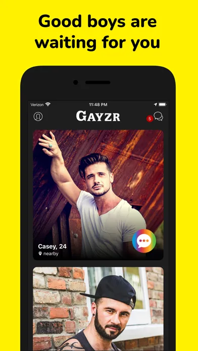 Gayzr - Gay Chat & Dating App Ekran Görüntüleri