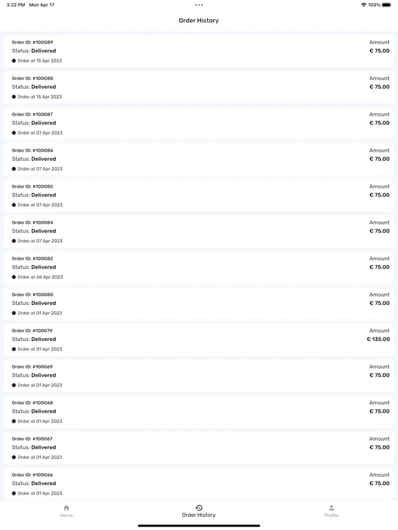 Скриншоты GazGazDelivery App iPad 