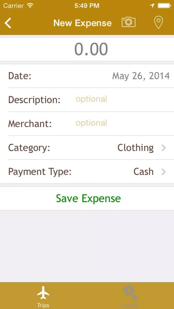 Trip Expenses - App to Track your travel expenses Screenshots