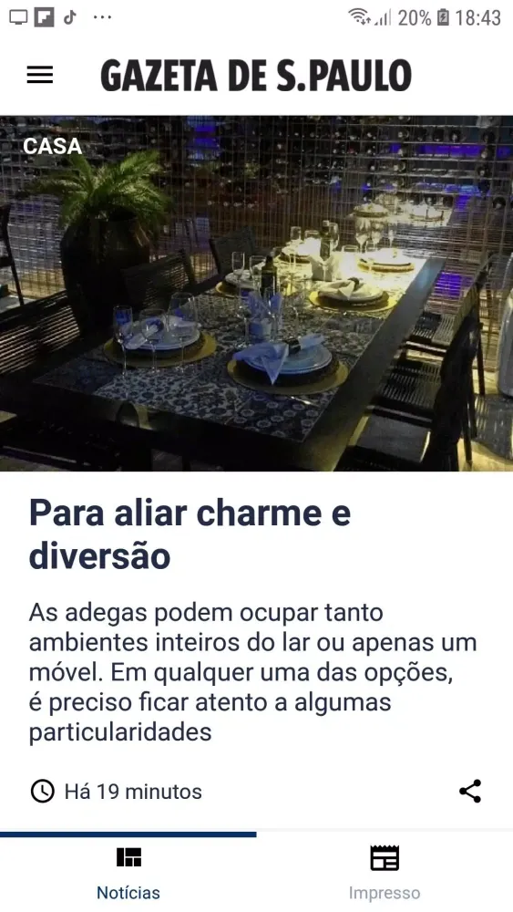 Zrzuty ekranu Gazeta de S.Paulo