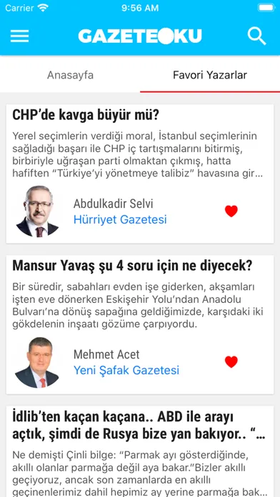 Gazete Oku - İnternet Haber應用截圖