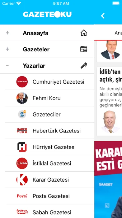 Gazete Oku - İnternet Haber應用截圖