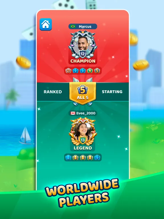 Dominoes Battle: The Best Game iPad  Screenshots