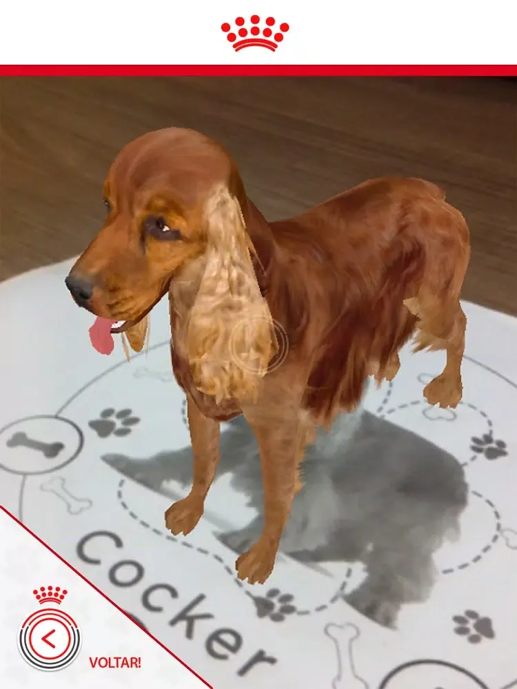 Tangkapan layar Royal Canin - RA iPad 