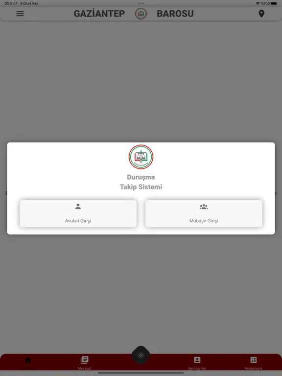 Gaziantep Baro iPad 应用截图