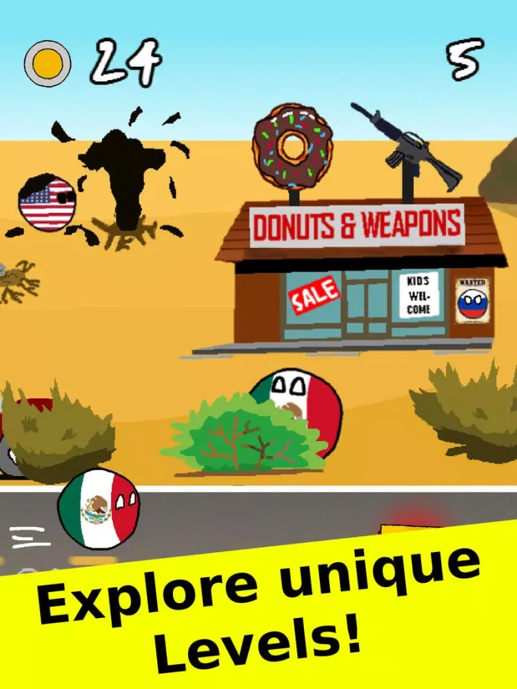 Captures d'écran de Countryballs - The Polandball Game iPad 