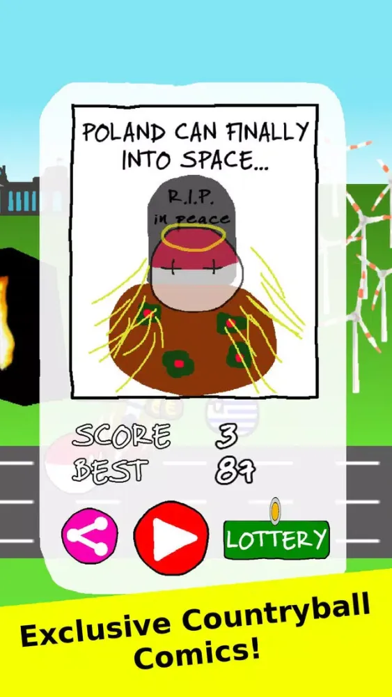 Captures d'écran de Countryballs - The Polandball Game
