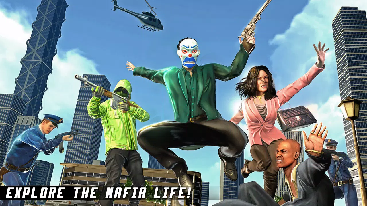 Gangster Mafia City-Bank Heistcapturas de pantalla de la aplicación5