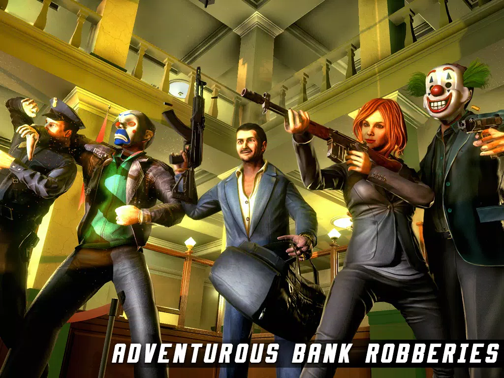 Gangster Mafia City-Bank Heistcapturas de pantalla de la aplicación6