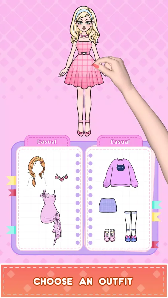 DIY Paper Doll: Dress Up Diary 스크린샷