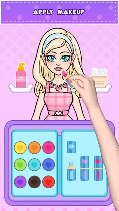 Capturas de tela do DIY Paper Doll: Dress Up Diary