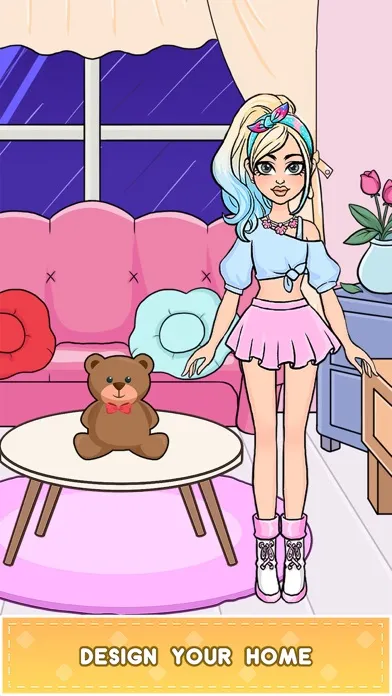 Capturas de tela do DIY Paper Doll: Dress Up Diary