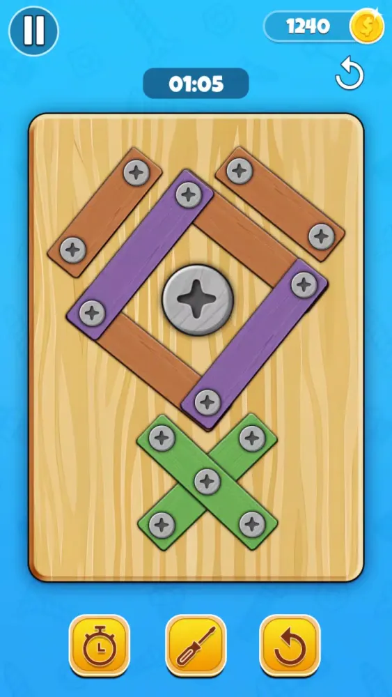 Nut & Bolts Screw Puzzle Games Screenshots
