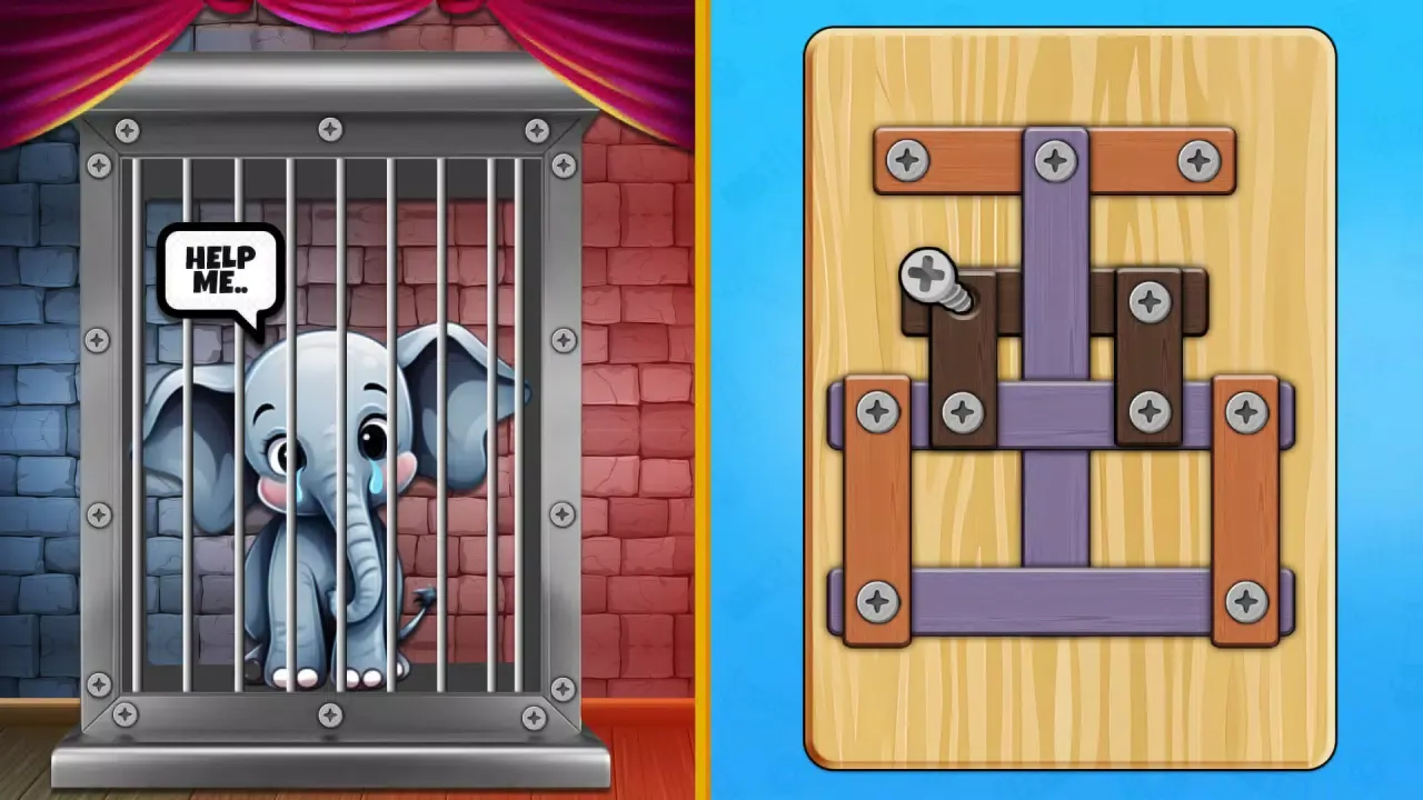 Nut & Bolts Screw Puzzle Games Screenshots