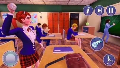 Скриншоты Rich Girl High School Days Sim