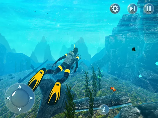 Shark Survival 3D Ocean Diving iPad  Screenshots