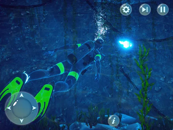 Shark Survival 3D Ocean Diving iPad  Screenshots