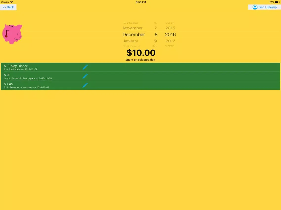 Dollar Limit - Set One Limit, Spend Within It iPad  Screenshots