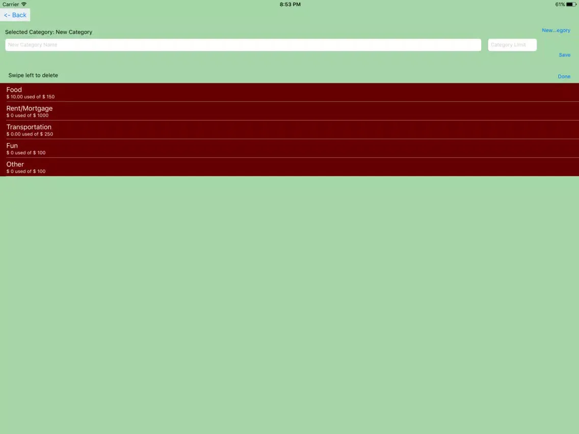 Dollar Limit - Set One Limit, Spend Within It iPad  Screenshots