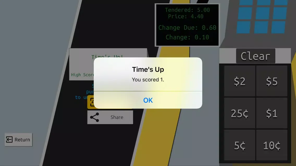 Quick Make Change - How fast can you make change? Screenshots
