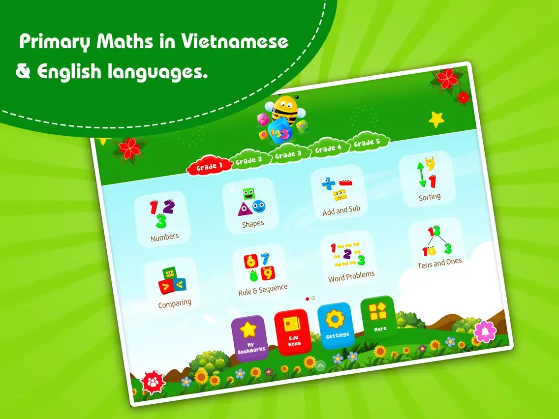 Bee Math - Toán Song Ngữ Lớp 1 iPad  스크린샷
