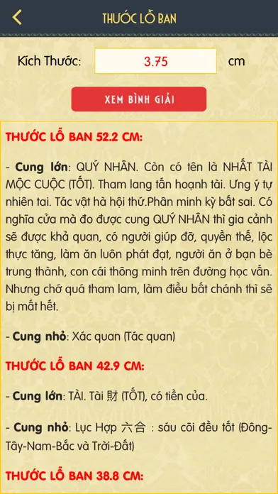 Thước Lỗ Ban !!应用截图