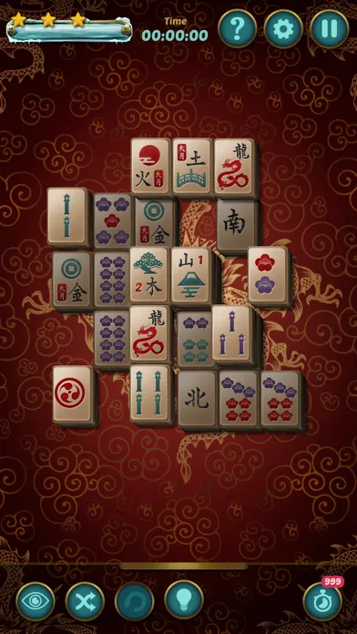 Capturas de tela do Mahjong Blossom