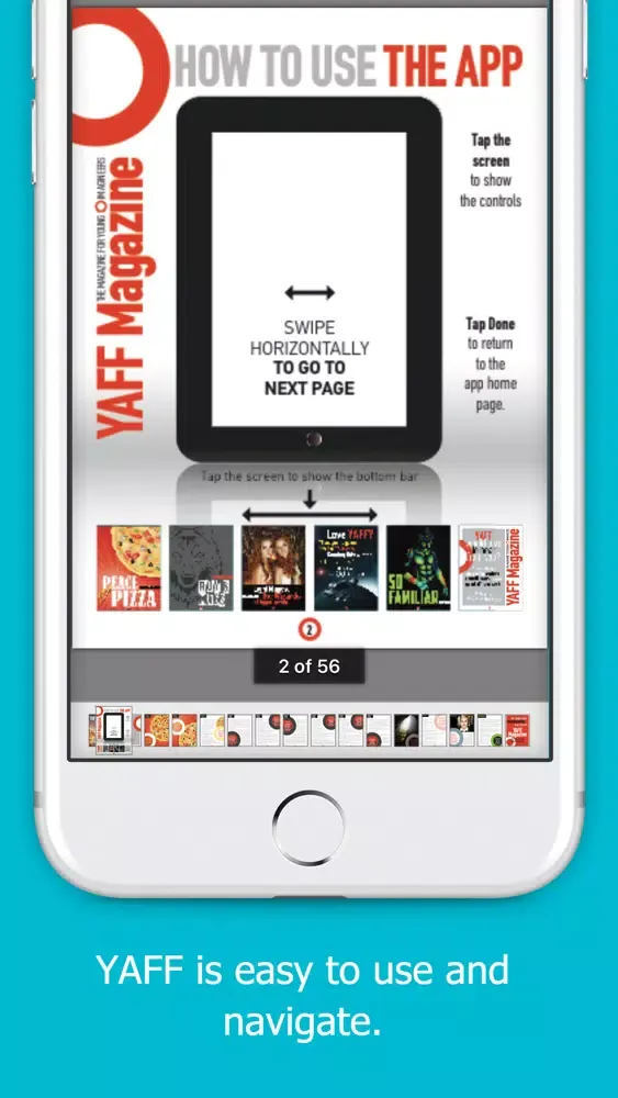 Capturas de tela do YAFF - Read Digital Magazines, Fiction Stories