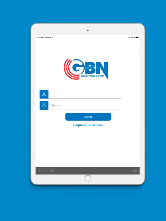 Screenshot di GBN Telecom iPad 