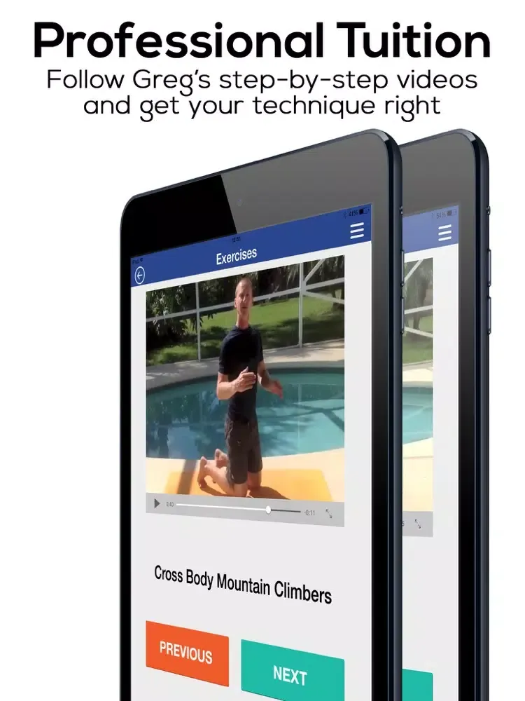 Capturas de tela do 500 Core & Cardio Challenge: The GB Workout Challenge Series iPad 