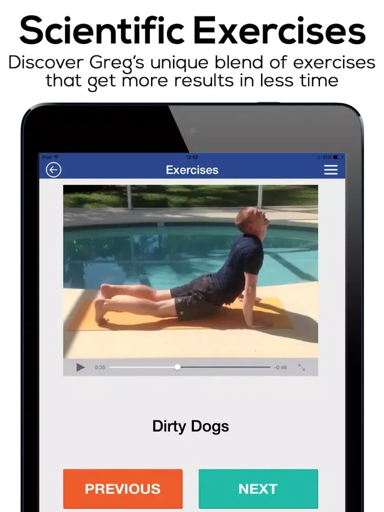 Capturas de tela do 500 Core & Cardio Challenge: The GB Workout Challenge Series iPad 