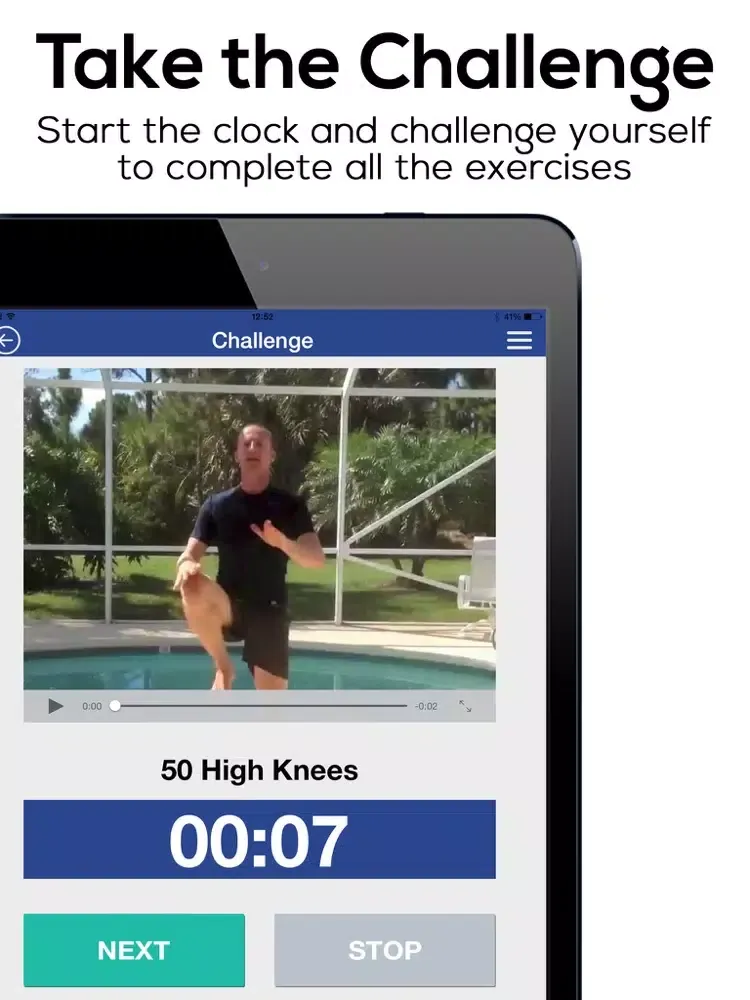 Capturas de tela do 500 Core & Cardio Challenge: The GB Workout Challenge Series iPad 