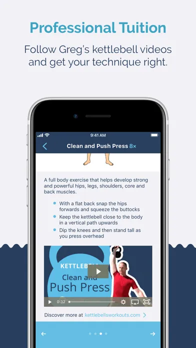 Kettlebell Workout Wizard—WOD Screenshots