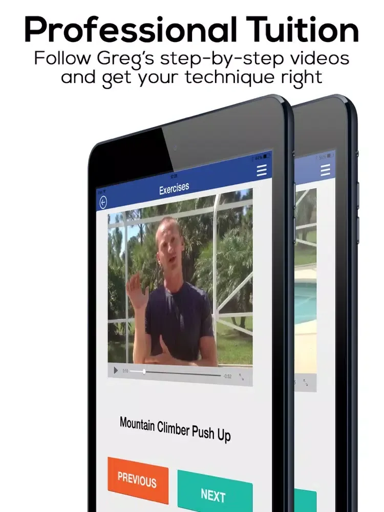 Screenshot di 100 Push Up Challenge: The GB Workout Challenge Series iPad 