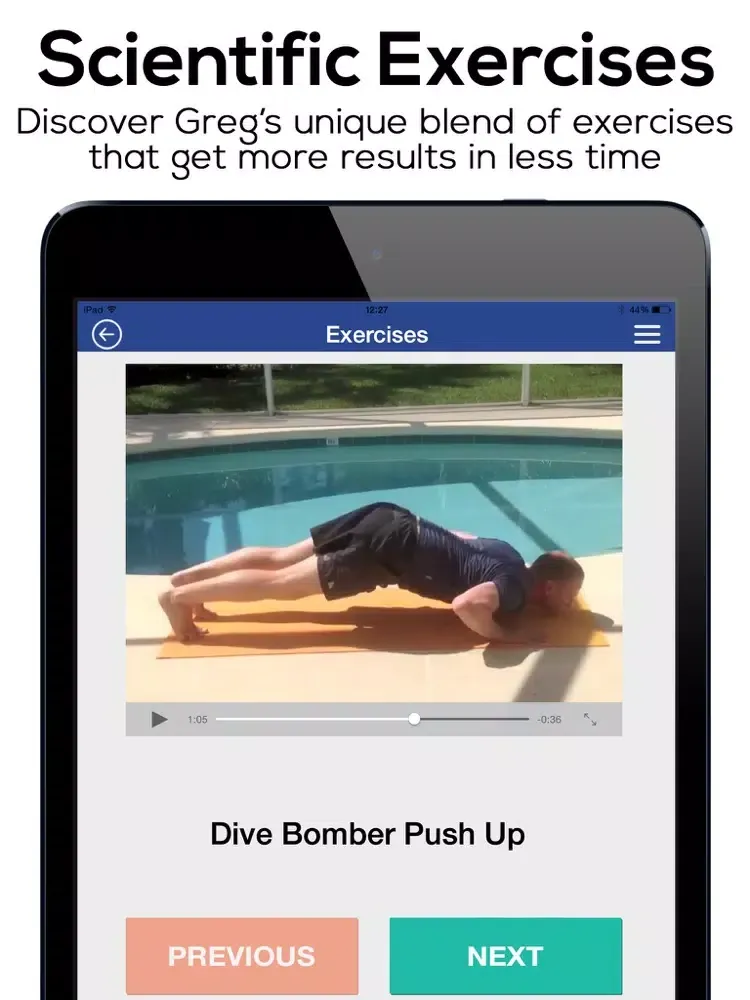 Screenshot di 100 Push Up Challenge: The GB Workout Challenge Series iPad 