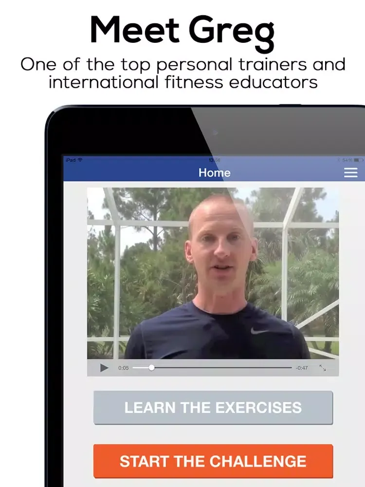 200 Stability Ball Challenge: The GB Workout Challenge Series iPad  Screenshots