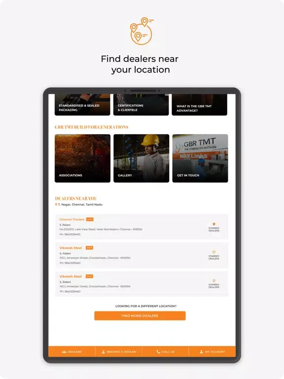 GBR TMT | GBR Metals iPad  Ekran Görüntüleri