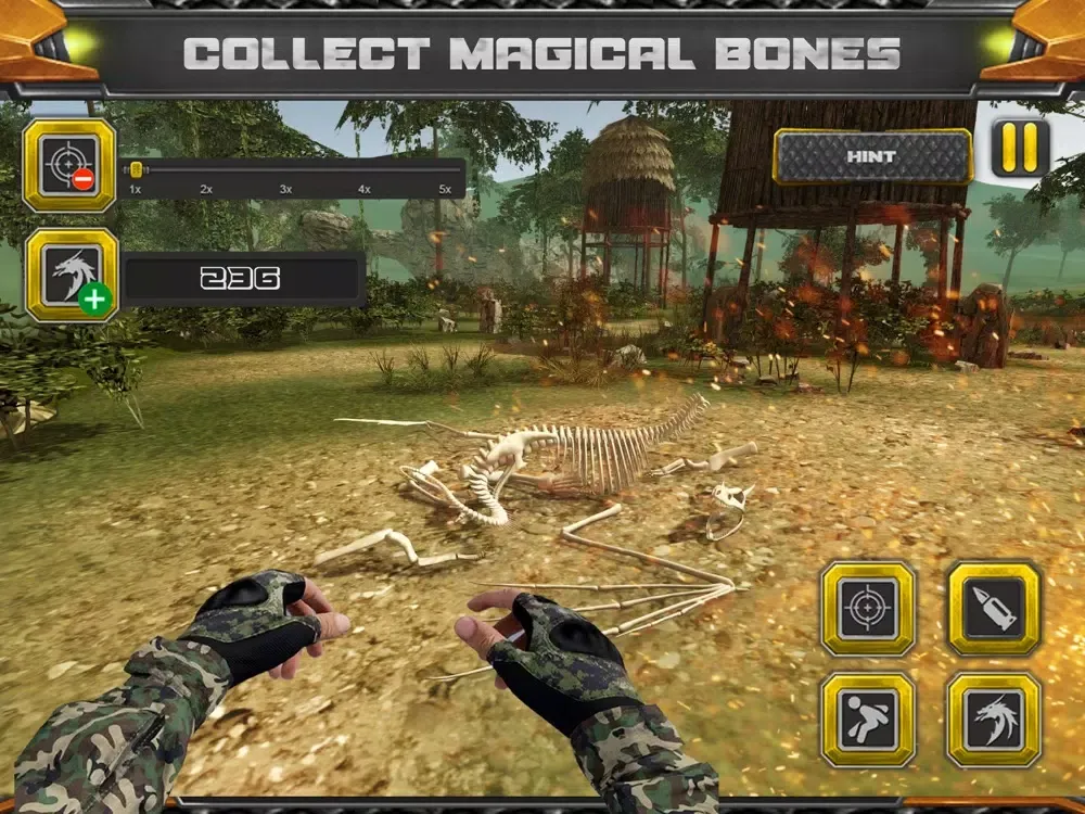 Dragon Hunting Sniper Shooting iPad 应用截图