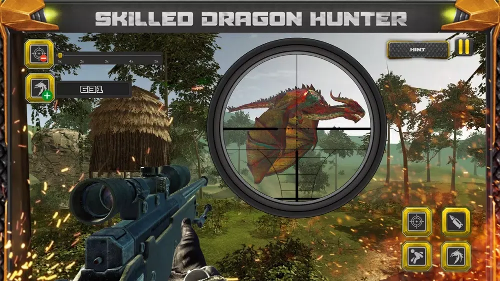 Dragon Hunting Sniper Shooting应用截图